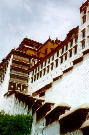 the Potala entrance stairway