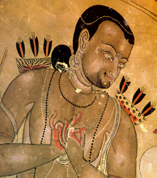 Indian Siddha, Luri Gompa, Mustang