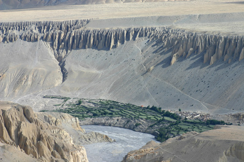 Tangye village, Upper Mustang, Nepal