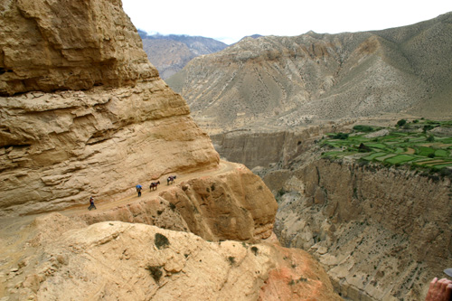 Gyakar village, Lower Mustang, Nepal